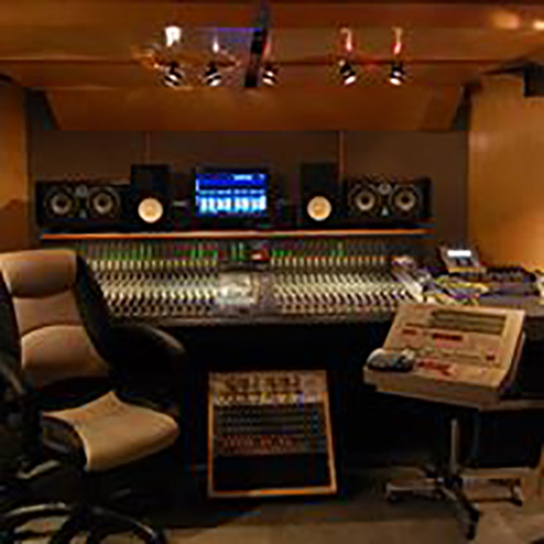 An empty Five star recording studio for music